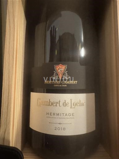 Thung lũng Rhône Hermitage Héritiers Gambert Gambert de Loche 2018