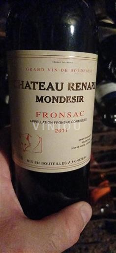 Bordeaux Fronsac Château Renard Mondesir 2011