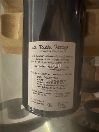 Languedoc og Roussillon Catalansk skråning Direct Prod La Table Rouge 2022