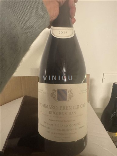 Borgoña Pommard Premier Cru Domaine Billard-Gonnet Rugiens Bas 2015
