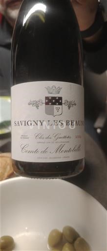 Borgoña Savigny-lès-Beaune Comte de Montebello Clos des Guettes Sin añada