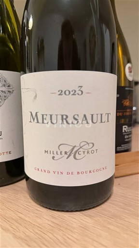 Bourgogne Meursault Miller Cyrot 2023