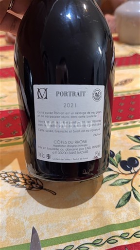 Vallée du Rhône Côtes-du-rhône Domaine Eric Pradet Portrait 2021