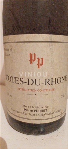 Thung lũng Rhône Côtes-du-rhône Pierre Perret 1995