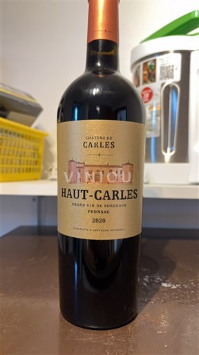 Bordeaux Fronsac Château Carles Haut-Carles 2020
