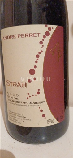 Rona dolina Ni doloceno André Perret Syrah 2020