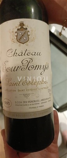 Bordeaux Saint-Estèphe Château Tour Pomys 1995