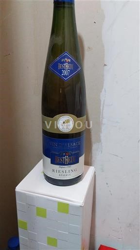 Alsácia Riesling Bestheim Reserve 2007