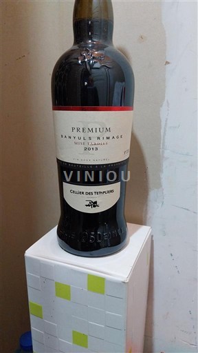 Roussillon Banyuls Cellier des Templiers Premium 2013