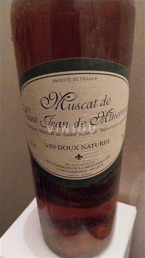 Languedoque Muscat de Saint-Jean-de-Minervois Les Vignerons de la Méditerranée 2010