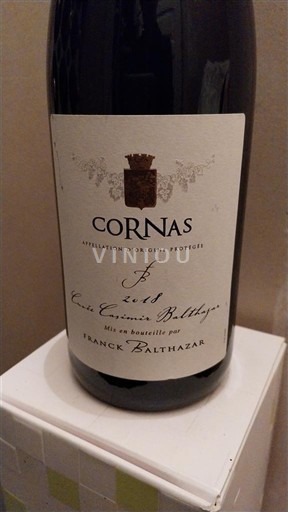 Rhône Valley Cornas Franck Balthazar Cornas Balthazar 2018