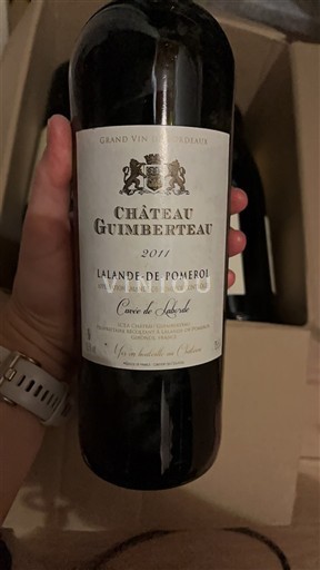 Bordeaux Lalande-de-pomerol Château Guimberteau de Sélection 2011