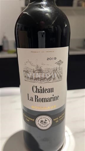 Bordeaux Château La Romarine 2019