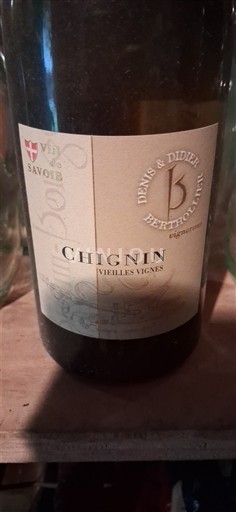 Saboya y Bugey Chignin Denis & Didier Berthollier Vieilles Vignes 2010