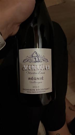 Beaujolais Régnié Domaine Centenaire Vieilles vignes 2023
