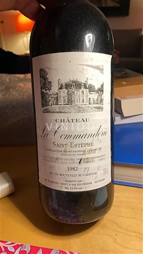 Bordeaux Saint-Estèphe Château La Commanderie 1982