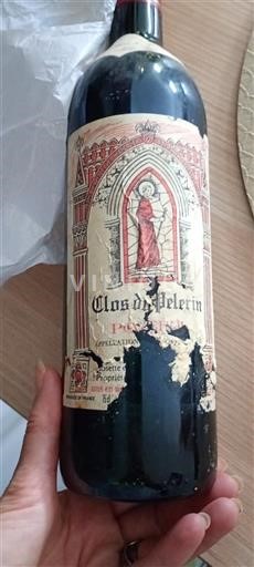 Bordeaux Pomerol Clos du Pèlerin Icke årgångsbetecknad