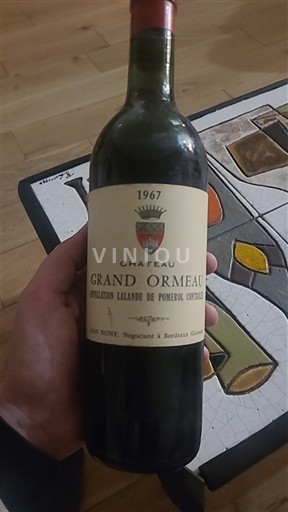 Bordeaux Lalande-de-Pomerol Château Grand Ormeau 1967