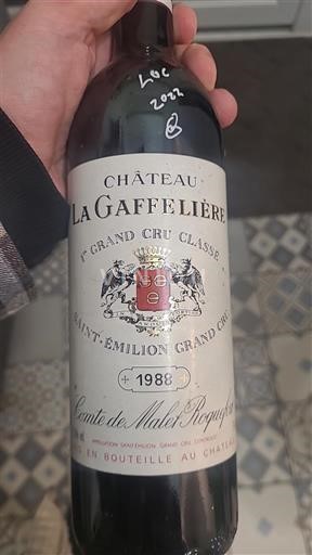 Bordeaux Saint-Émilion Grand Cru Grand Cru Château La Gaffelière 1986