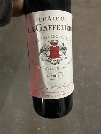 ワイン Château La Gaffelière 1986 赤ワイン 750ml