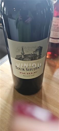 Bordeaux Pauillac Château Tour Sieujean 2018