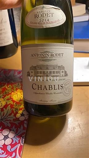 Burgundi Chablis Antonin Rodet 2014