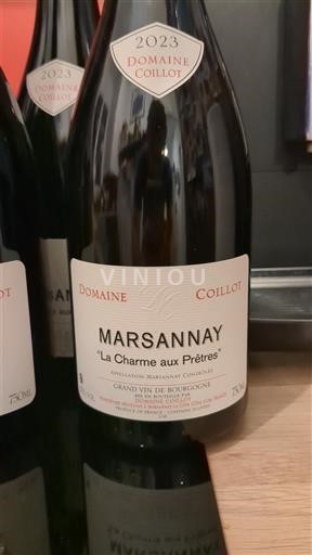 Bourgogne Marsannay Domaine Coillot La Charme aux Prêtres 2023