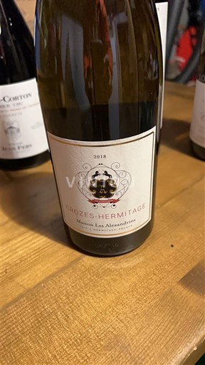 Thung lũng Rhône Crozes-hermitage Maison Les Alexandrins 2018