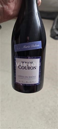 Rhônedalen Côtes du Rhône Domaine Couron Marie Dubois 2023