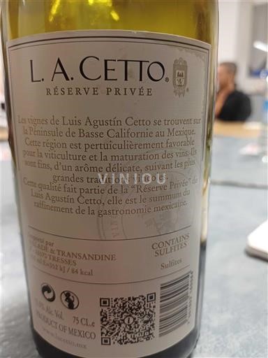 Baja California Thung lũng Guadalupe L.A. Cetto Nebbiolo Réserve Privée 2019