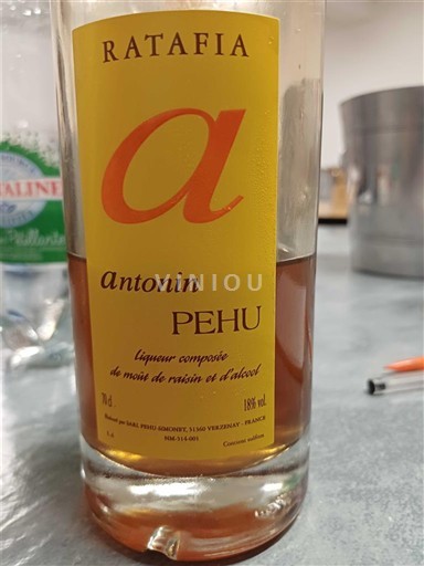 Champagne Ratafia champenois Antonin Pehu A Không niên vụ
