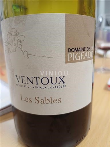 Rhône-dalen Ventoux Domaine La Pigeade Les Sables 2022