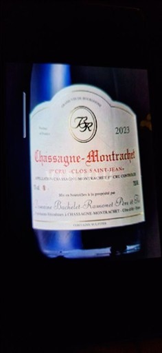Borgoña Chassagne-Montrachet Premier Cru Domaine Bachelet-Ramonet Père et Fils 1er Cru Clos Saint-Jean 2023