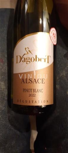 Alsace Pinot blanc Dagobert Dégustation 2022