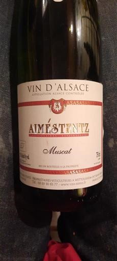 Alsace Muscat Aiméstentz Muscat 2019