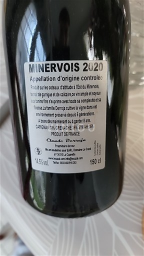 Languedoc Minervois Claude Derroja 2020