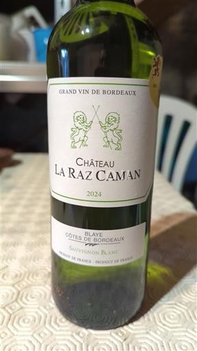 Bordeaux Blaye-côtes-de-bordeaux Château La Raz Caman 2024