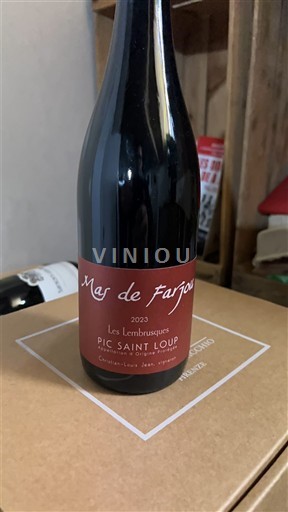 Languedoc Pic-Saint-Loup Mas de Farjou Les Lembrusques 2023