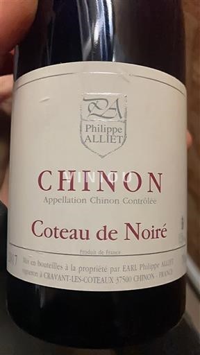 Valle del Loira Chinon Domaine Philippe Alliet Coteau de Noiré 2023