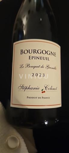 Borgoña Borgoña Epineuil Stéphanie Colinot Le Bouquet de Groseille 2023