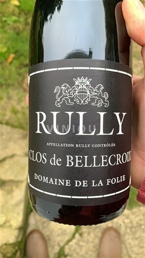 Burgundy Rully Domaine La Folie Clos de Bellecroix 2023