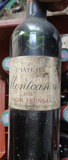 Bordeaux Canon-Fronsac Château Montcanon 2005