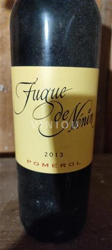 Вина Rouge sec Fugue de Nénin Château Nénin 2013 Francuska Bordo Pomerol AOC