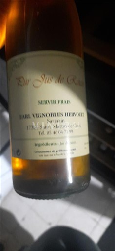 Sudoeste No especificado EARL Vignobles Hervouet Sur le Jus de Raisin Sin añada