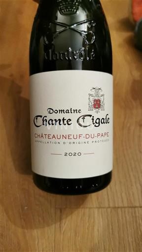 Rhônedalen Châteauneuf-du-Pape Domaine Chante Cigale 2020