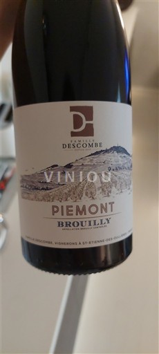 Beaujolais Brouilly Famille Descombe Piémont 2022