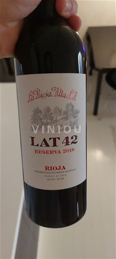 La Rioja Rioja La Rioja Alta LAT 42 Reserva 2018