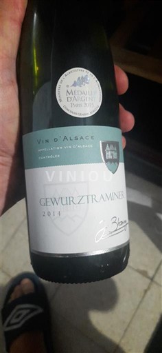 Alsace Jean Biecher Gewurztraminer 2014