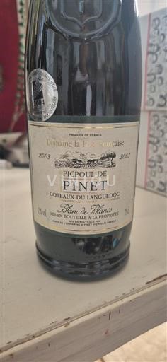 Languedoque Picpoul-de-Pinet Domaine La Fix Françise 2003