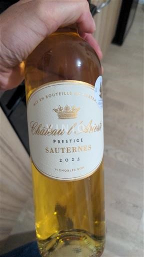 Bordeaux Sauternes Château L'Arisière Prestige 2022